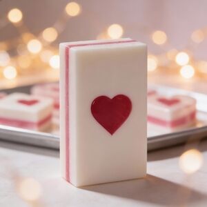 Heart Design Soap Bar